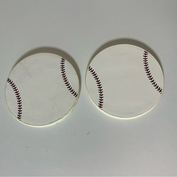 Sporty Baseball Themed Coasters & Holder Set w/ Bat Shot Glasses & Bottle Opener - Picture 4 of 6